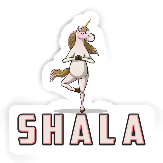 Shala Sticker Yoga Unicorn Image