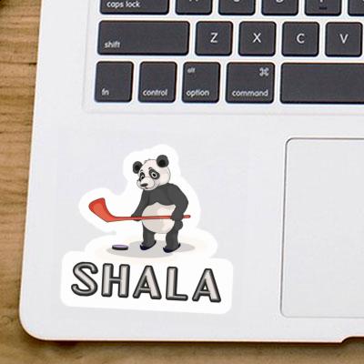 Shala Sticker Ice Hockey Panda Notebook Image