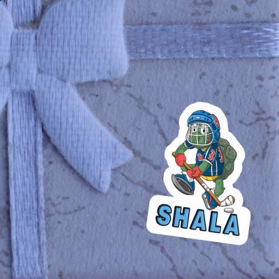 Hockey Player Sticker Shala Notebook Image