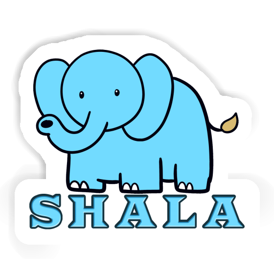 Aufkleber Shala Elefant Gift package Image