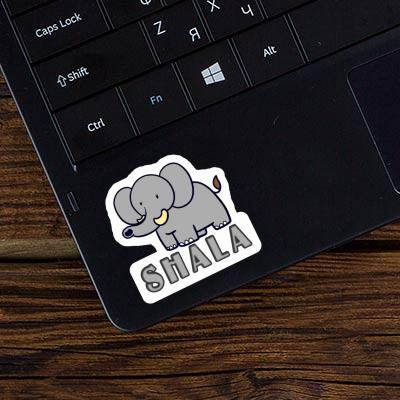 Elefant Aufkleber Shala Laptop Image