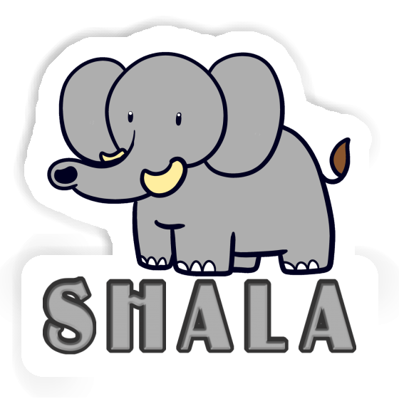 Sticker Elephant Shala Image