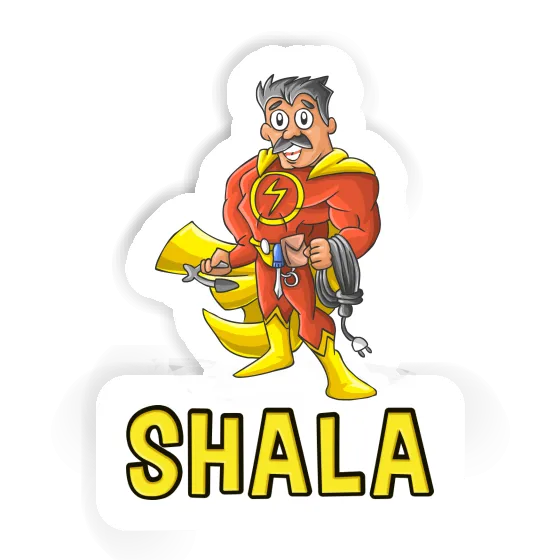 Sticker Elektriker Shala Gift package Image