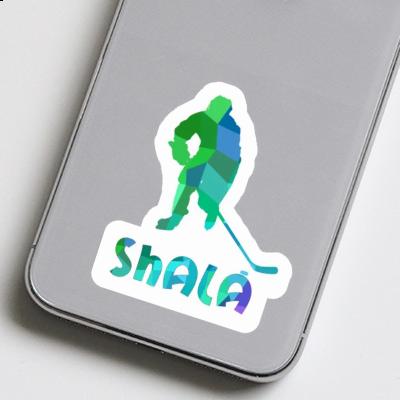 Sticker Hockey Player Shala Notebook Image