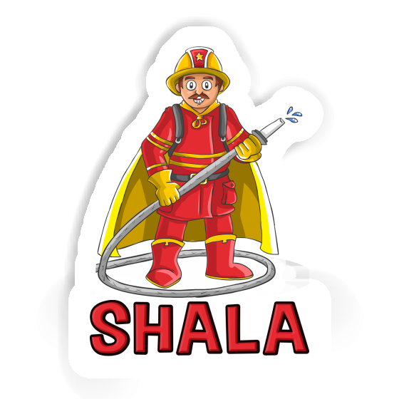 Shala Sticker Firefighter Gift package Image