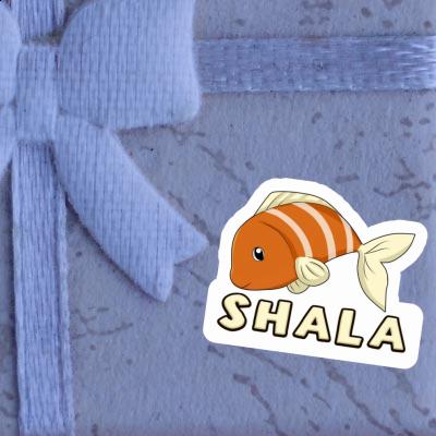 Sticker Shala Fisch Laptop Image