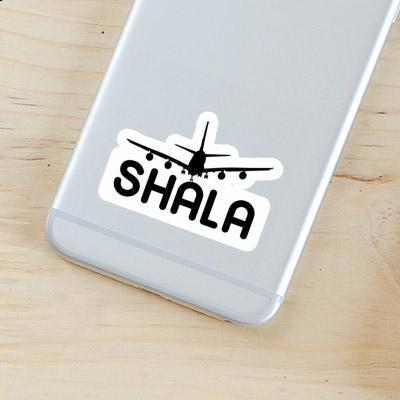 Shala Sticker Airplane Image