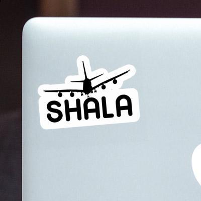 Airplane Sticker Shala Notebook Image