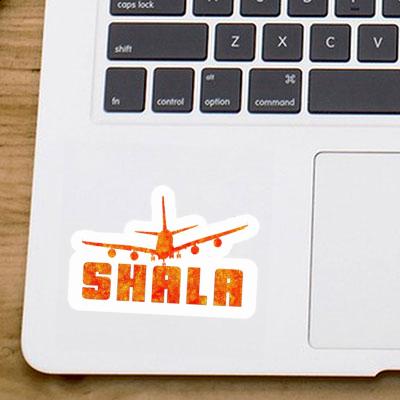 Sticker Airplane Shala Laptop Image