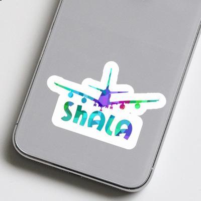 Airplane Sticker Shala Notebook Image