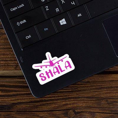 Shala Sticker Airplane Notebook Image