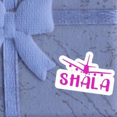 Shala Sticker Airplane Image