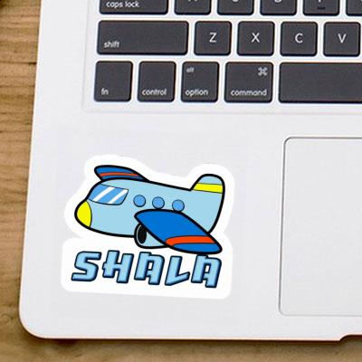 Sticker Shala Airplane Image