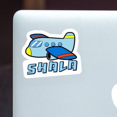 Sticker Shala Airplane Image