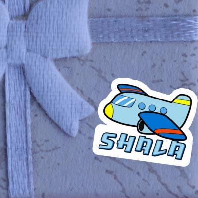 Sticker Shala Airplane Gift package Image