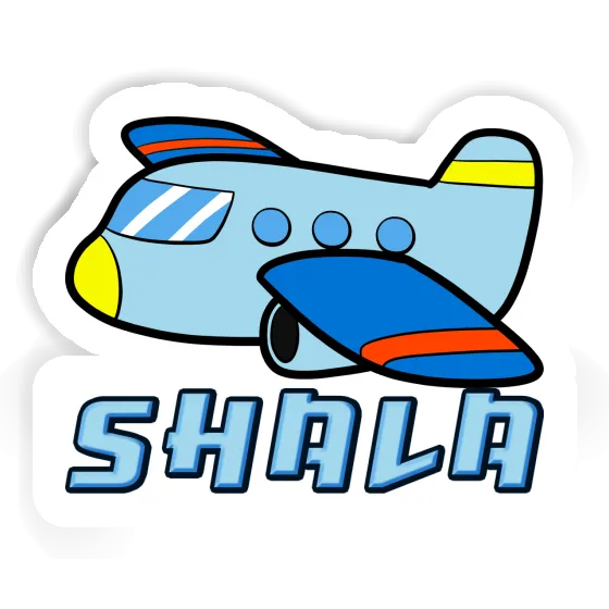 Sticker Shala Airplane Notebook Image