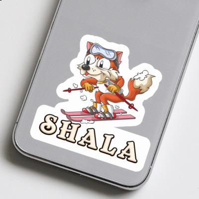 Sticker Shala Skier Notebook Image