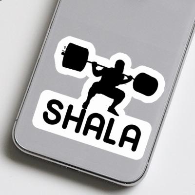 Shala Sticker Gewichtheber Laptop Image