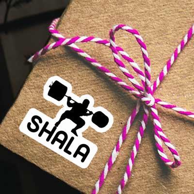 Shala Sticker Gewichtheber Notebook Image