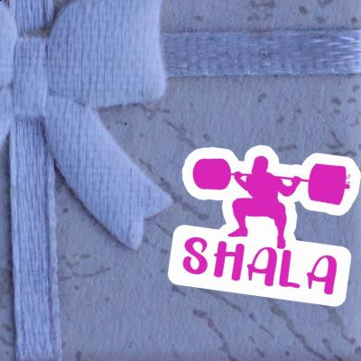 Shala Sticker Weightlifter Laptop Image