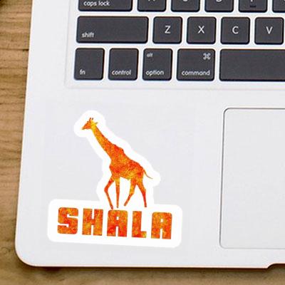 Shala Aufkleber Giraffe Notebook Image