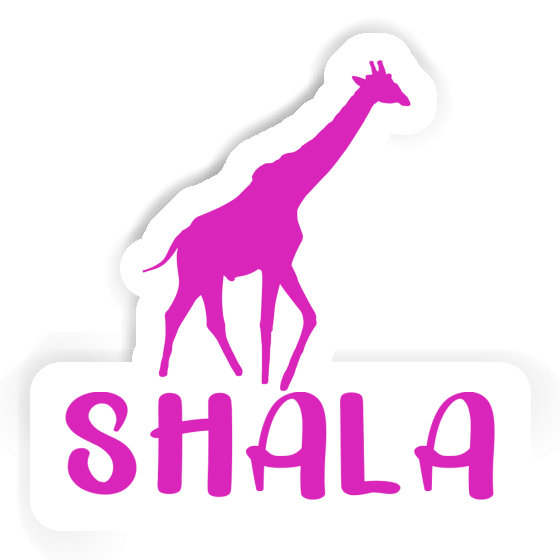 Giraffe Sticker Shala Laptop Image