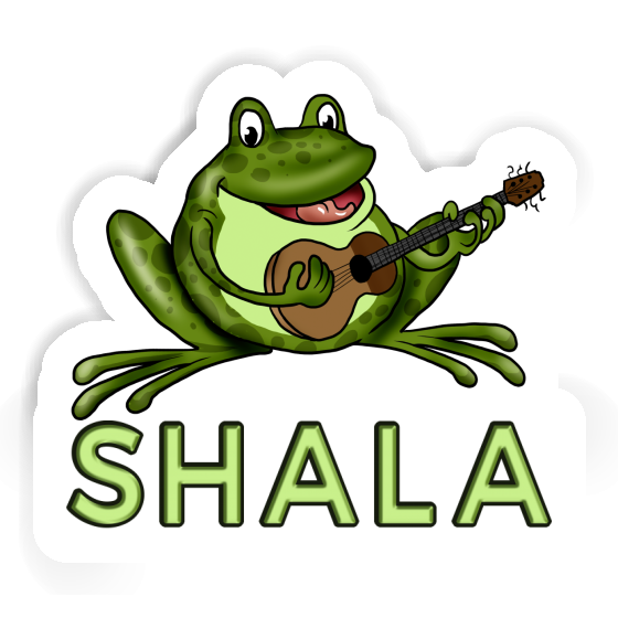 Sticker Guitar Frog Shala Notebook Image