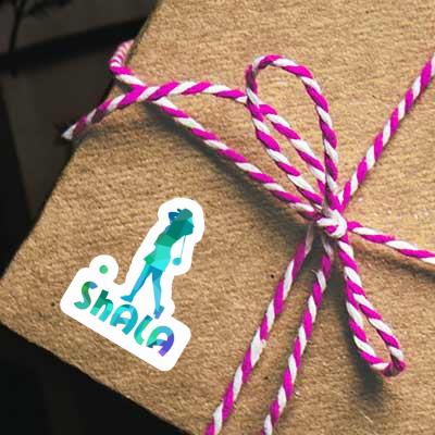 Shala Sticker Golfer Image