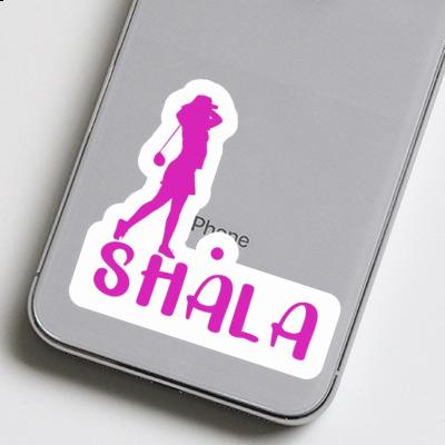 Golfer Sticker Shala Notebook Image