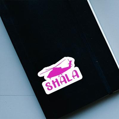 Sticker Helicopter Shala Notebook Image