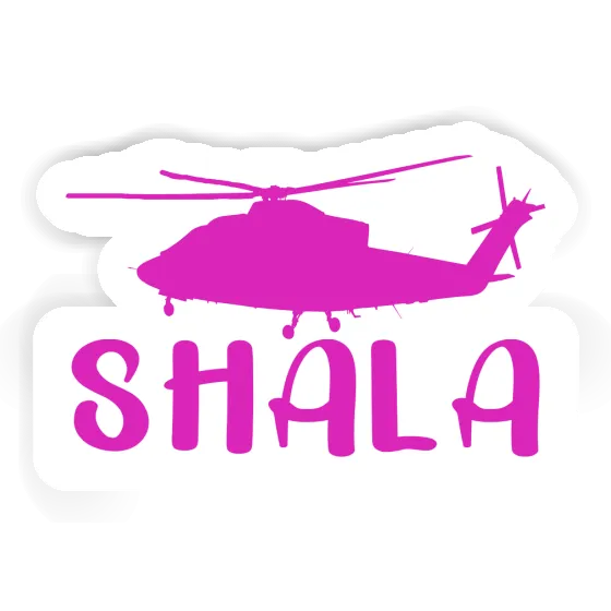 Sticker Shala Helicopter Image