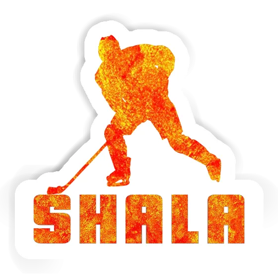 Eishockeyspieler Sticker Shala Notebook Image