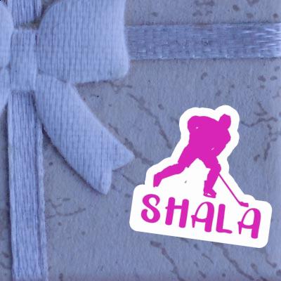 Sticker Eishockeyspielerin Shala Laptop Image