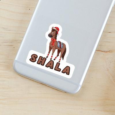 Shala Sticker Christmas Horse Notebook Image