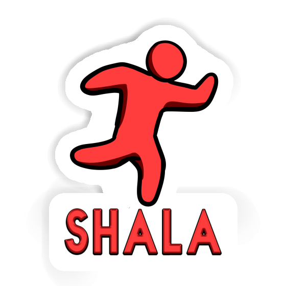 Sticker Shala Runner Laptop Image