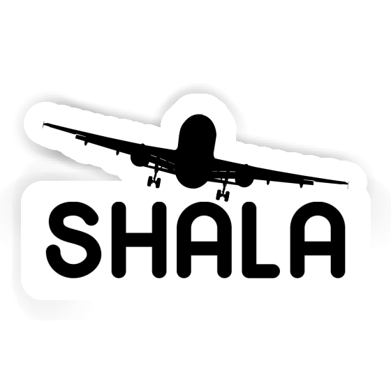 Airplane Sticker Shala Laptop Image