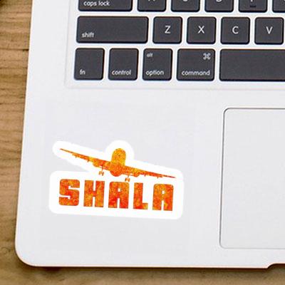 Shala Sticker Airplane Laptop Image