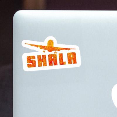 Shala Sticker Airplane Gift package Image