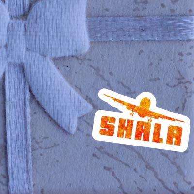 Shala Sticker Airplane Gift package Image