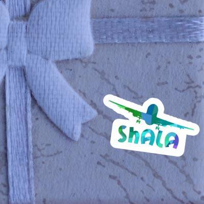 Sticker Shala Airplane Image