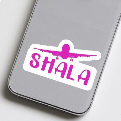 Sticker Shala Airplane Image