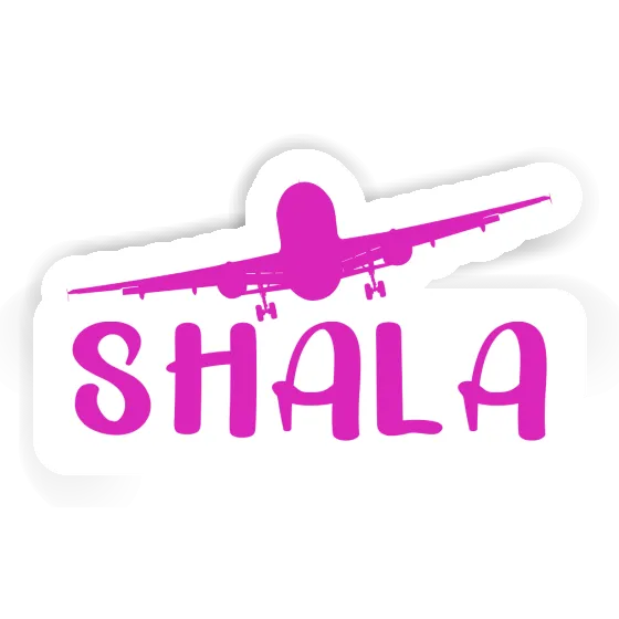 Sticker Shala Airplane Laptop Image