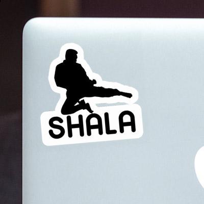 Sticker Karateka Shala Laptop Image