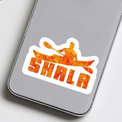 Shala Sticker Kayaker Laptop Image