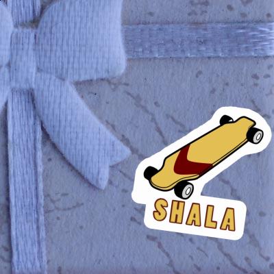 Shala Autocollant Longboard Notebook Image