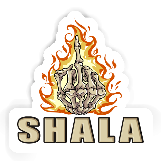 Shala Sticker Mittelfinger Gift package Image