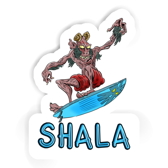 Sticker Shala Surfer Laptop Image