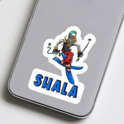 Aufkleber Shala Skifahrer Gift package Image