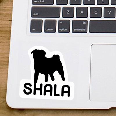 Shala Sticker Pug Laptop Image