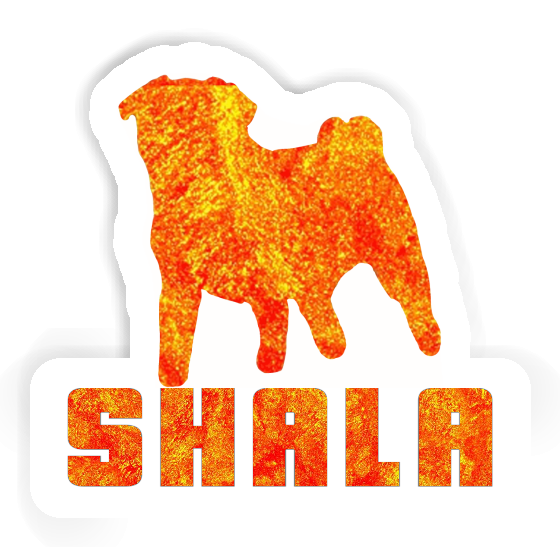 Sticker Shala Pug Notebook Image